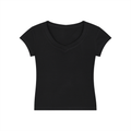 Essential V-Neck Bodycon T-Shirt