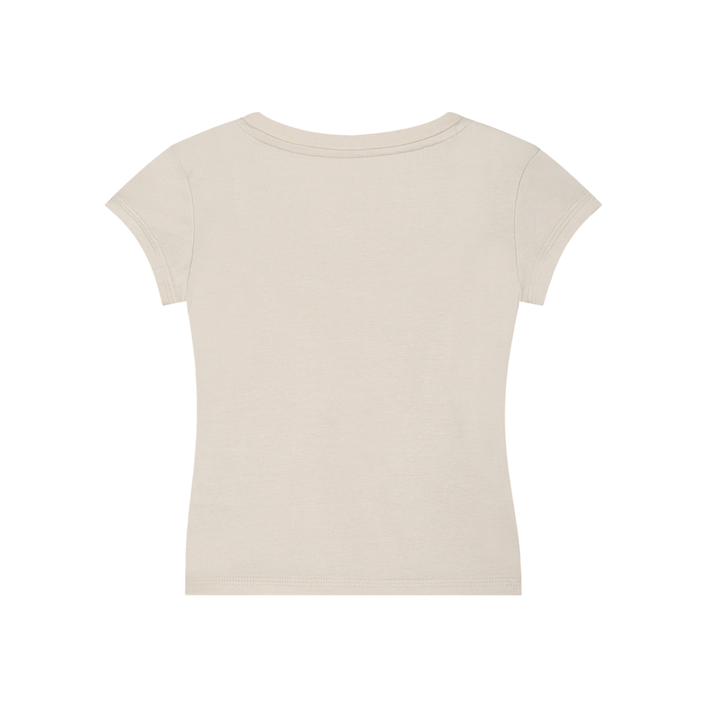 Essential V-Neck Bodycon T-Shirt