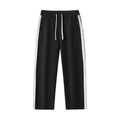 Contrast Side-Stripe Straight-Leg  Pants