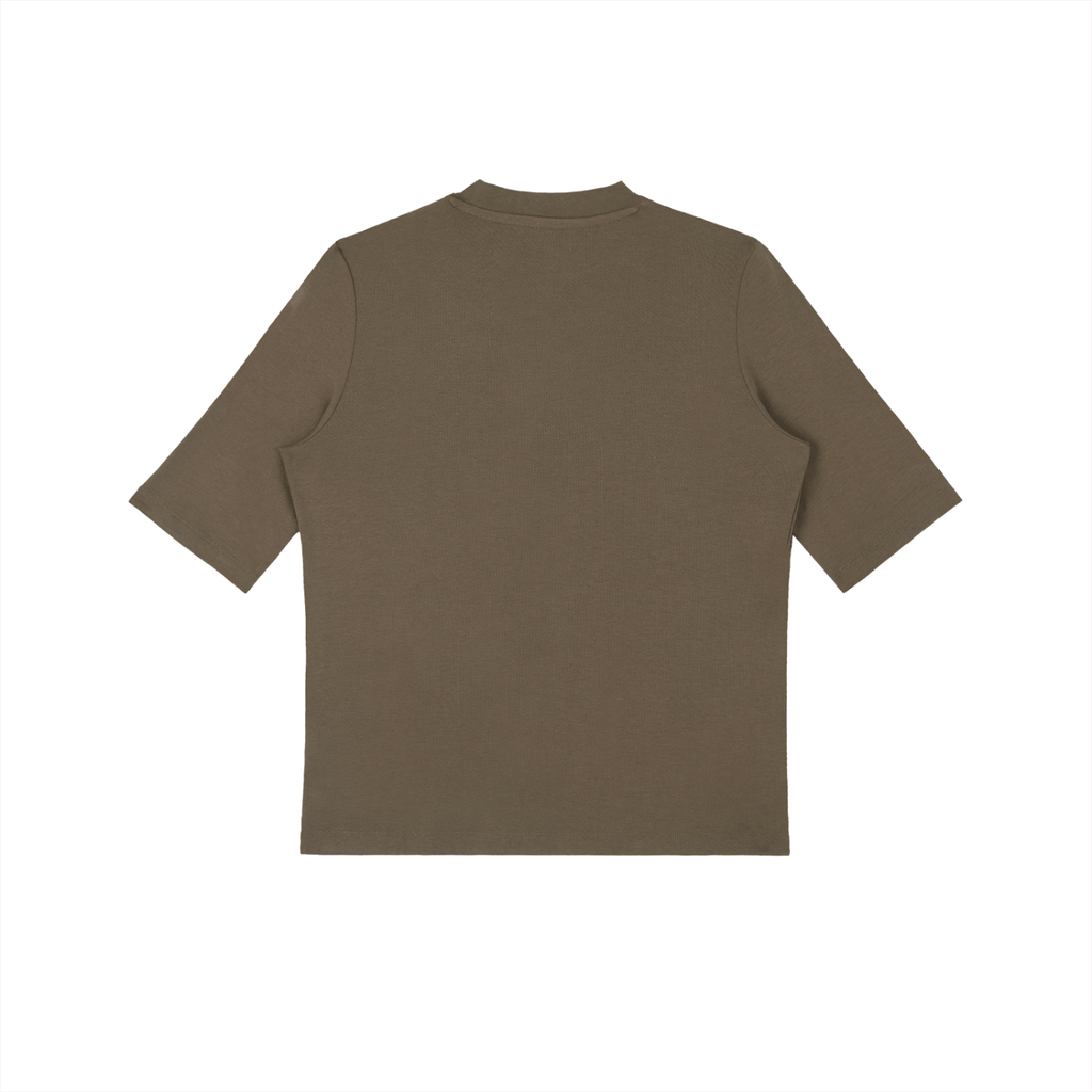 Essential Mock Neck Short Sleeve T-Shirt