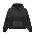 Frayed Sunfade Boxy Fleece Hoodie