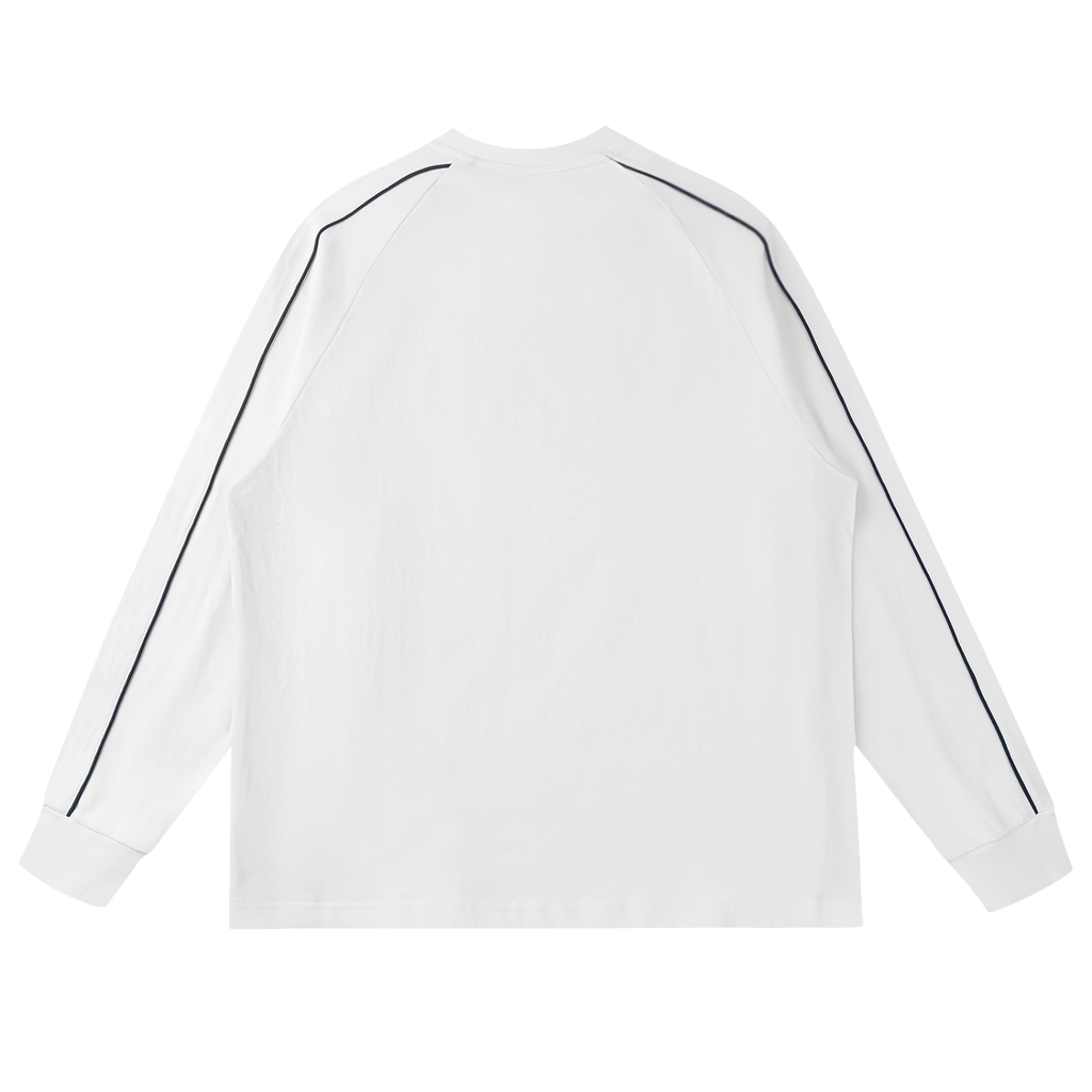Contrast Panel Raglan Sweatshirt