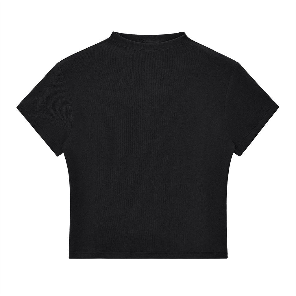 Essential Slim Fit Mock Neck T-Shirt