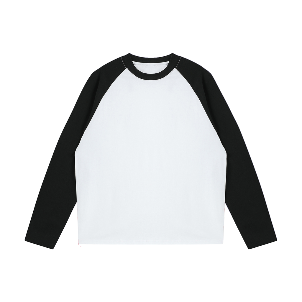 Color-Blocked Raglan Long-Sleeve T-Shirt