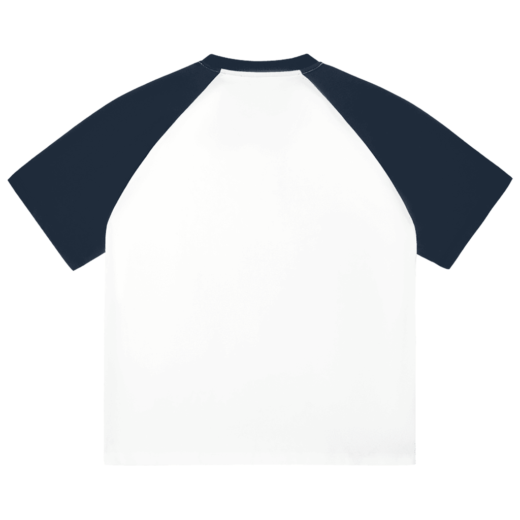 Color-Blocked Raglan Sleeve T-Shirt