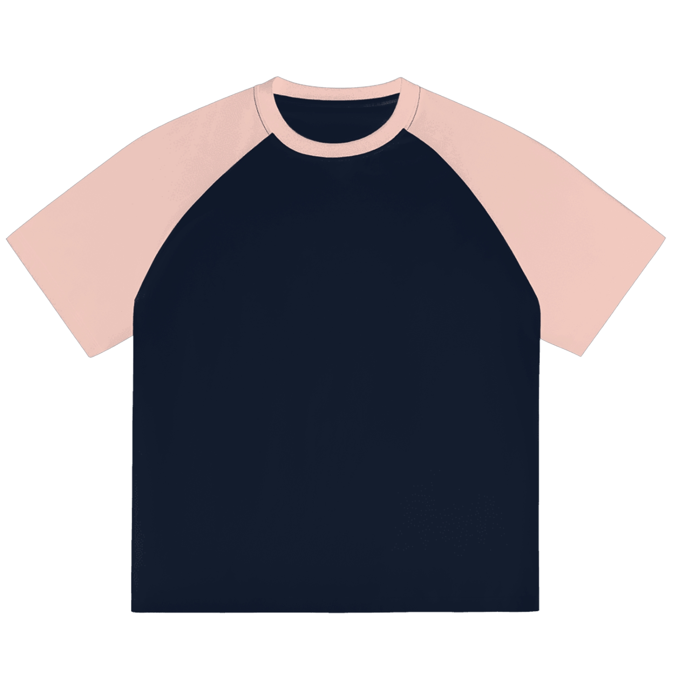 Color-Blocked Raglan Sleeve T-Shirt