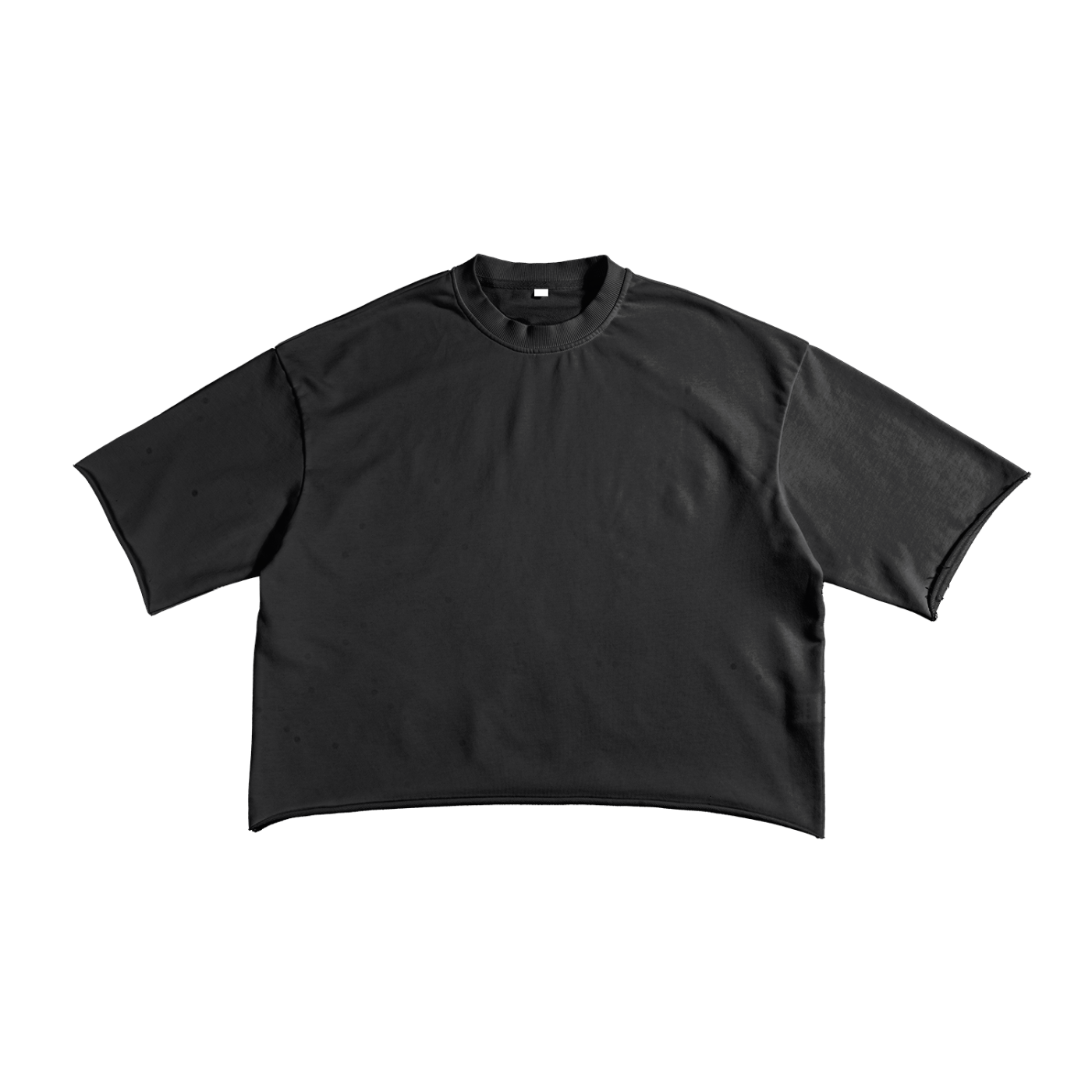 French Terry Raw Edge T-Shirt