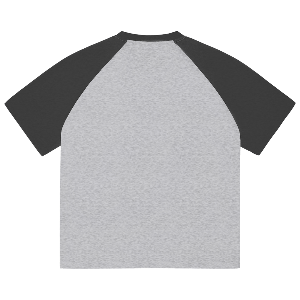 Color-Blocked Raglan Sleeve T-Shirt